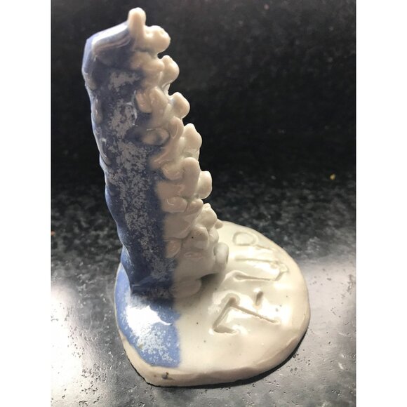 Vintage Pig Handmade Ceramic Sculpture Titled "7-UP" 7 Pigs Graduated On Top - Picture 4 of 10